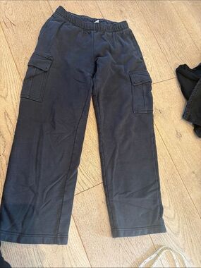 TNA Black Cargo Track Pants